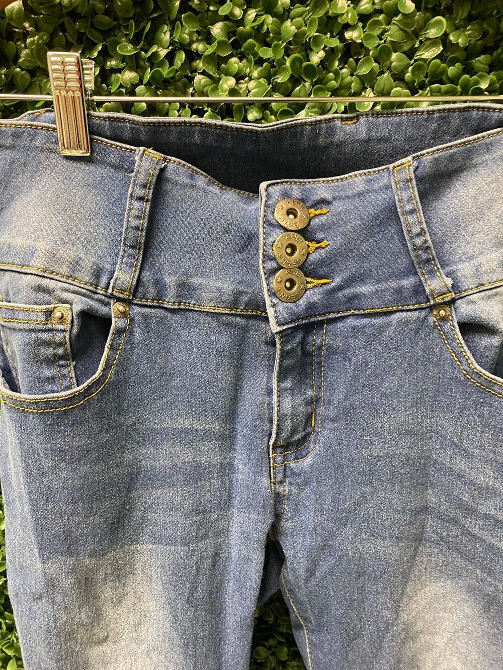 Mid Rise jeans with distressing  Size 11